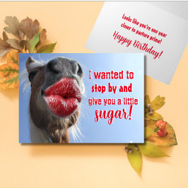 Cartão Horsin' Por Perto Para O Seu Aniversário