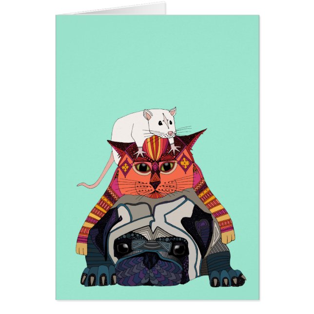 Cartão hortelã (Frente)