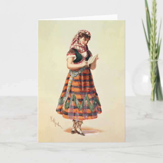 Cartão Hortense Schneider (Frente)