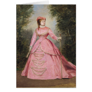 Cartão Hortense Schneider 1868