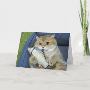 Cartão Hosico e peixes