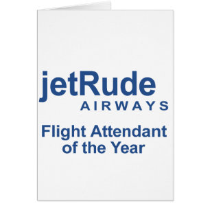 Cartão Hospedeiros de bordo do ano