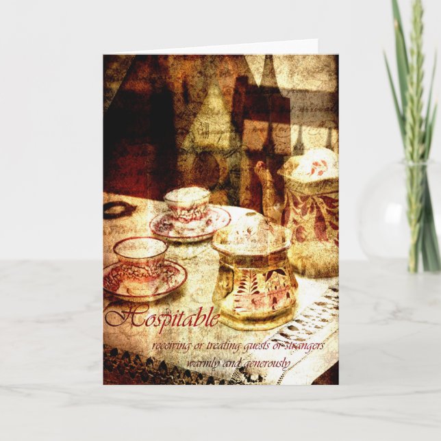 Cartão hospitable (Frente)