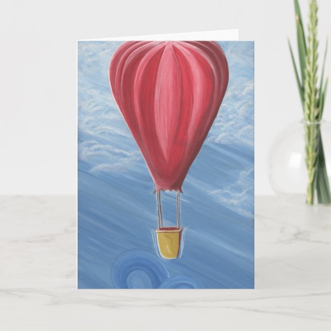 Cartão Hot Air Balloon Blank Card (Frente)