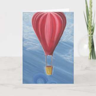 Cartão Hot Air Balloon Blank Card