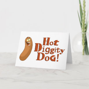 Cartão Hot Diggity Dog Card (Blank)