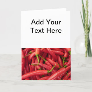 Cartão Hot Peppers