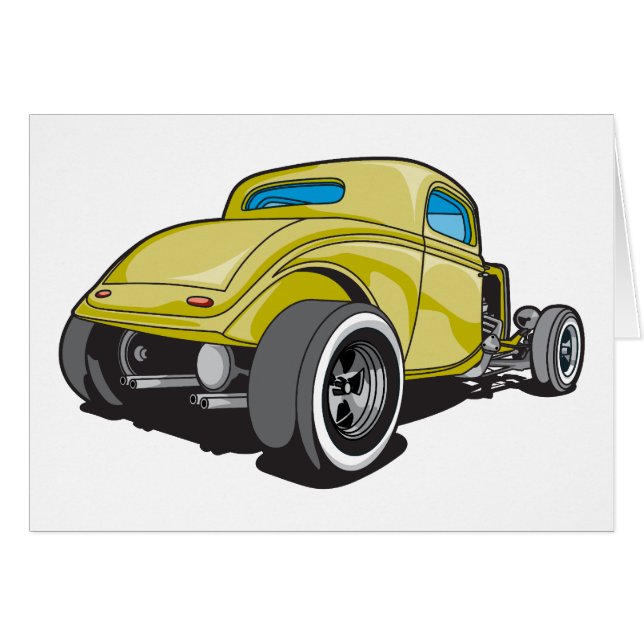 Cartão Hot rod (Frente Horizontal)