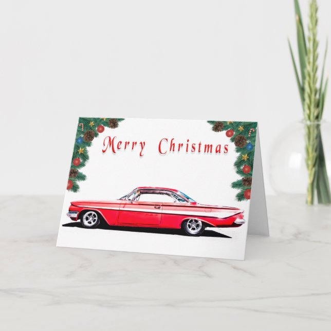 Cartão Hot Rod Christmas Card (Frente)
