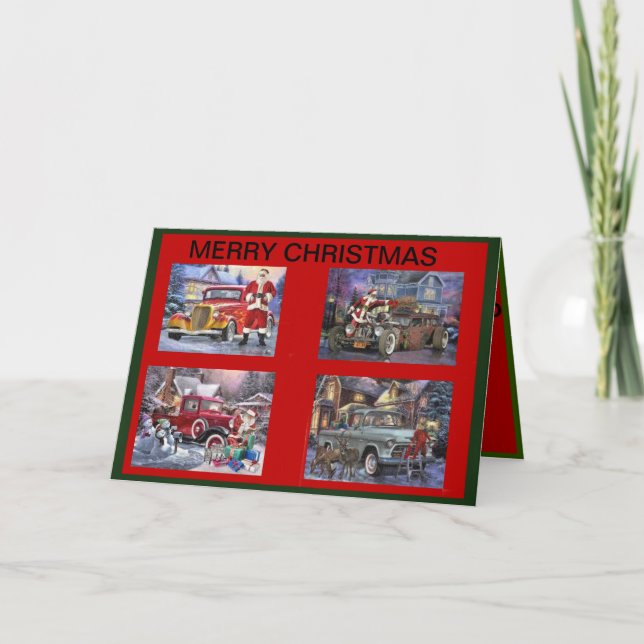Cartão Hot Rods Christmas Card (Frente)