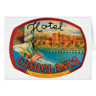 Cartão Hotel Casablanca