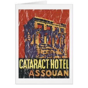 Cartão Hotel da catarata - afligido