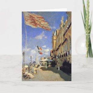 Cartão Hotel des Roches Noires, Trouville de Claude Monet