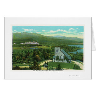 Cartão Hotel do Mt Washington, opinião da capela de