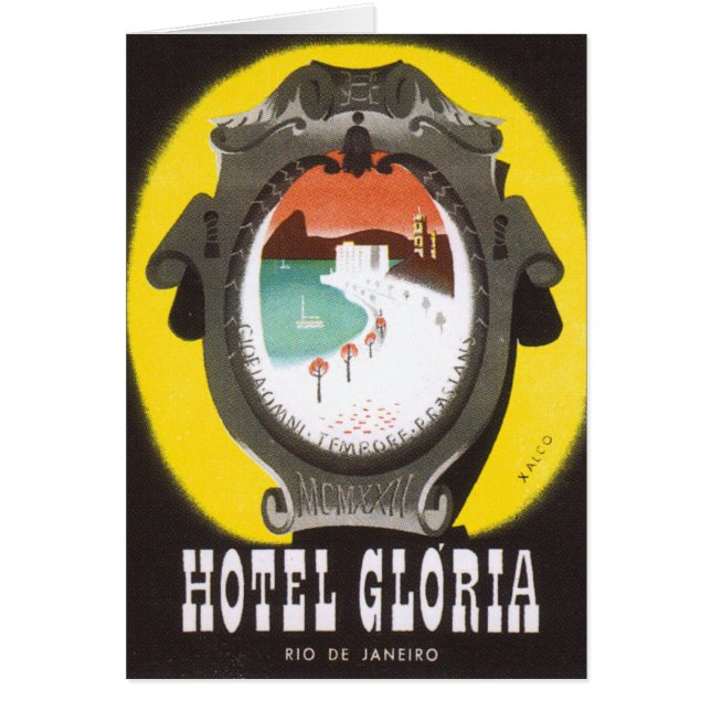 Cartão Hotel Gloria (Frente)