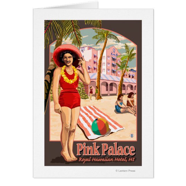 Cartão Hotel Real Hawaiian no Havaí (Frente)