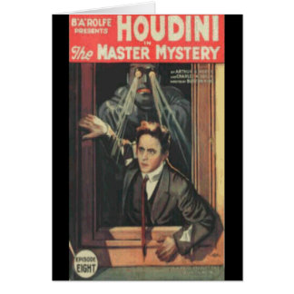 Cartão Houdini o homem do mistério