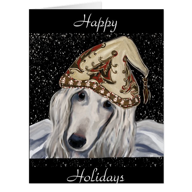 Cartão Hound Afegão (Frente)