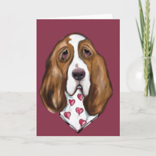Cartão Hound Basset