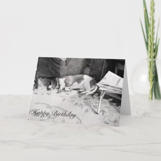 Cartão Hound Dog (Frente)