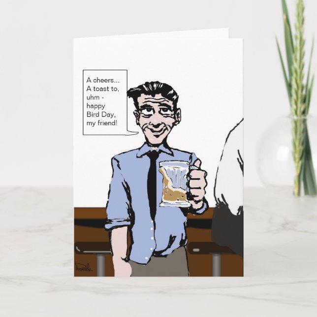 Cartão Hour Happy Birthday Card (Frente)