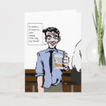 Cartão Hour Happy Birthday Card<br><div class="desc">Here's a humorous take on giving your friend a happy birthday sentiment.</div>