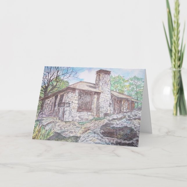 Cartão house at Mt. Nebo, Arkansas (Frente)