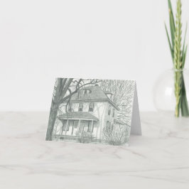 Cartão House Notecard