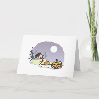 Cartão House on Haunted Hill Greeting Card {Halloween}