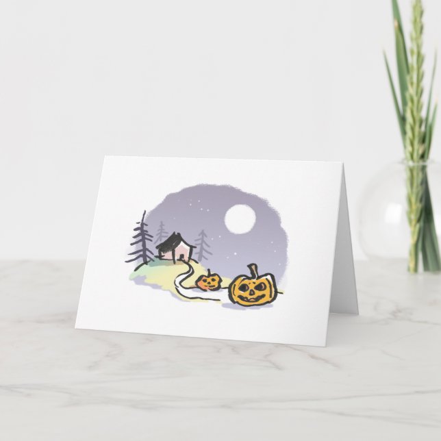 Cartão House on Haunted Hill Greeting Card {Halloween} (Frente)