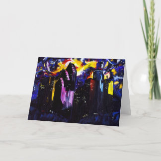 Cartão Houston skyline postcard