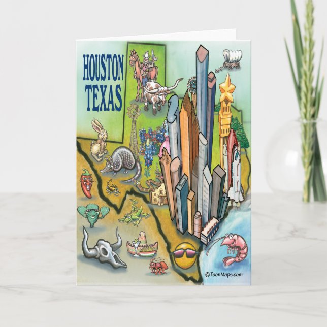 Cartão Houston Texas (Frente)