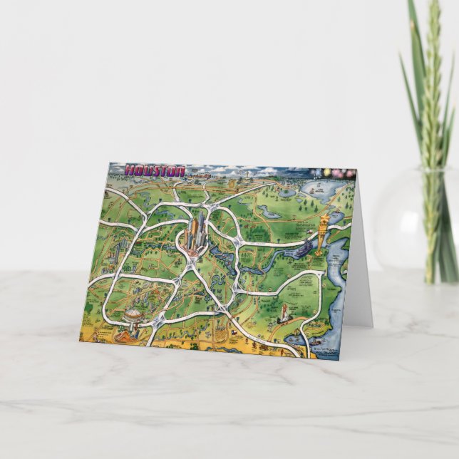 Cartão Houston Texas (Frente)