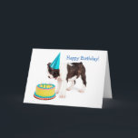 Cartão How Old In People Age - Funny Birthday Card<br><div class="desc">Send this cute birthday card to remind your loved one that they are much younger in dog years.</div>