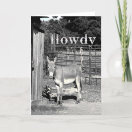 Cartão Howdy
