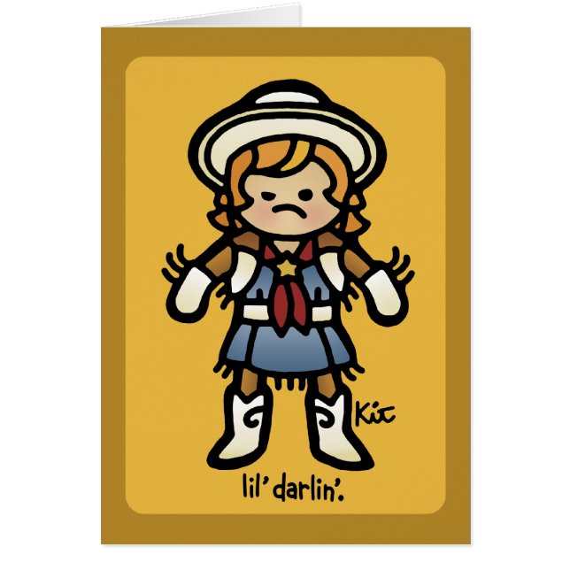 Cartão howdy você (Frente)