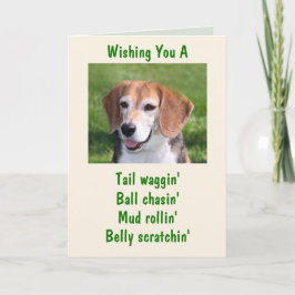 Cartão Howlin' Beagle Happy Birthday