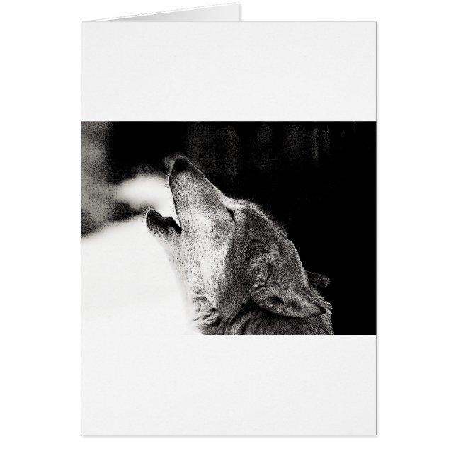 Cartão Howling Wolf (Frente)