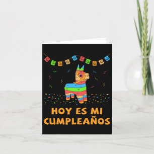 Cartão Hoy Es Mi Cumpleanos Pinata Birthday Cinco De Mayo