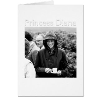 Cartão HRH Princesa Diana Escócia