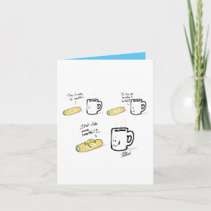 Cartão HTC Milho na Espiga e Caneca de Café