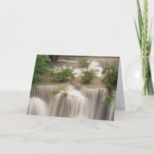 Cartão Huai Mae Khamin Waterfall   Tailândia