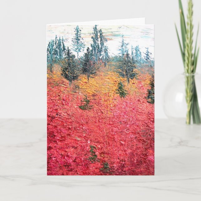 Cartão Huckleberry & Pine (Frente)