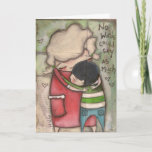 Cartão Hug - Greeting Card<br><div class="desc">Tell them I love you with a hug... and some words... and a card. :) Feel free to customize inside text to suit your needs. Great for Mother's Day or child's birthday.</div>