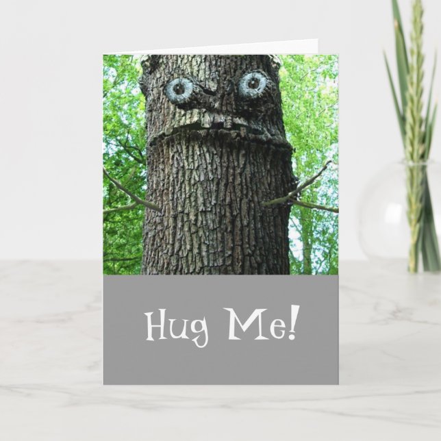 Cartão Hug Me Greeting Card (Frente)