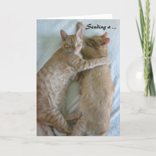 Cartão Hug thinking of you Greeting Card