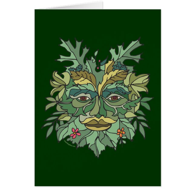 Cartão Hugger Árvore (Frente)