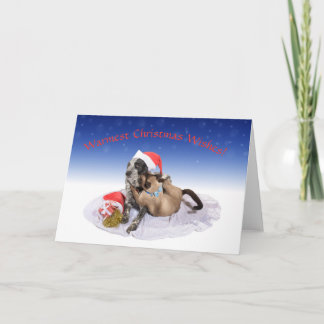 Cartão Huggy Christmas