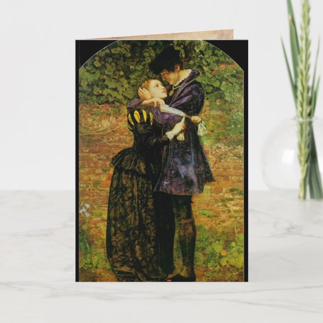 Cartão Huguenot Lovers, Romantic Greeting Card (Frente)