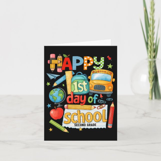 Cartão Hugvyn De Volta Ao segundo De Professores Do Segun (Frente)